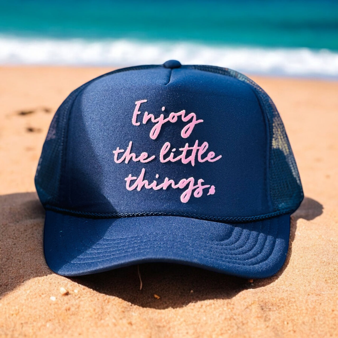 'Enjoy the little things' Navy Trucker