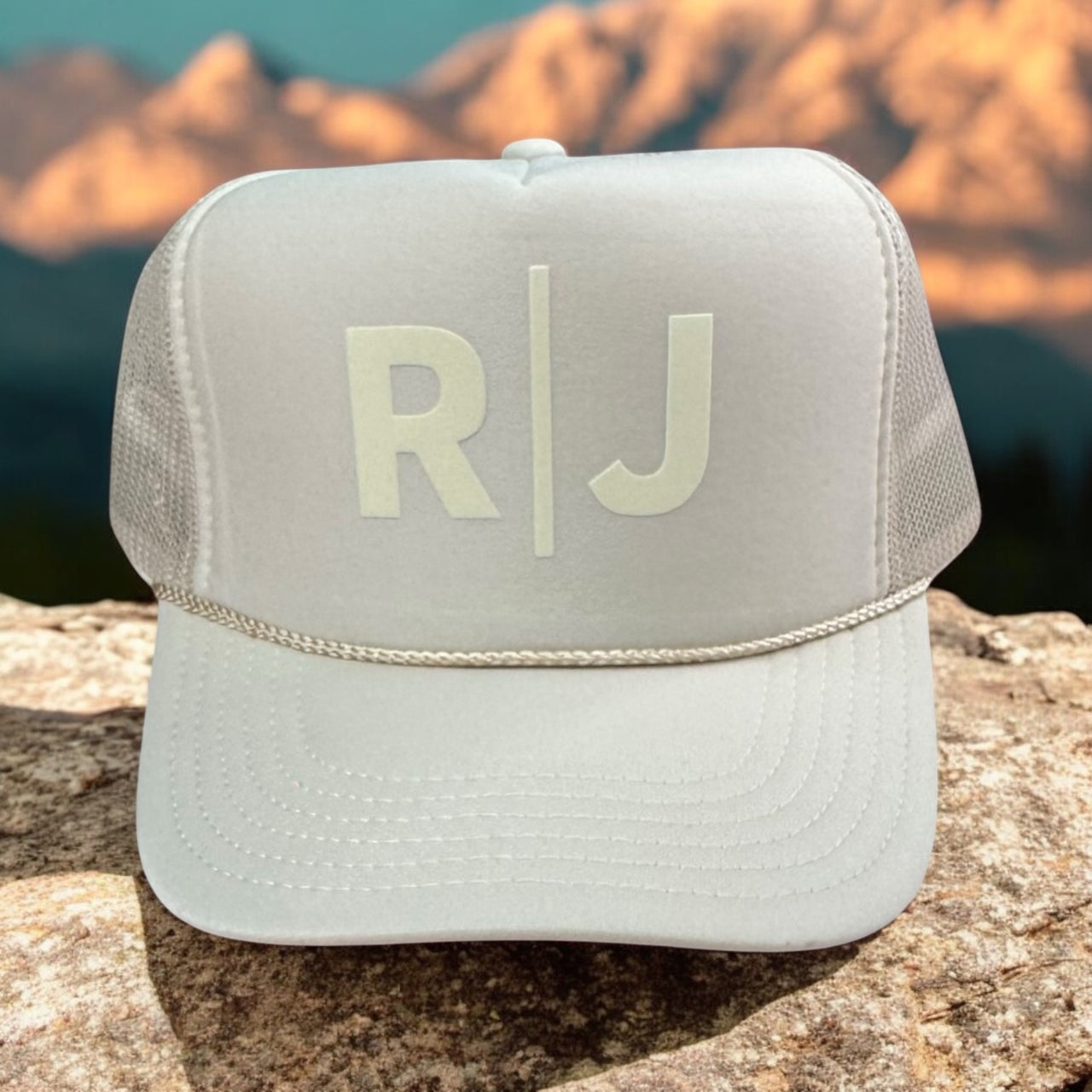 Tonal Monogram - Tan Trucker