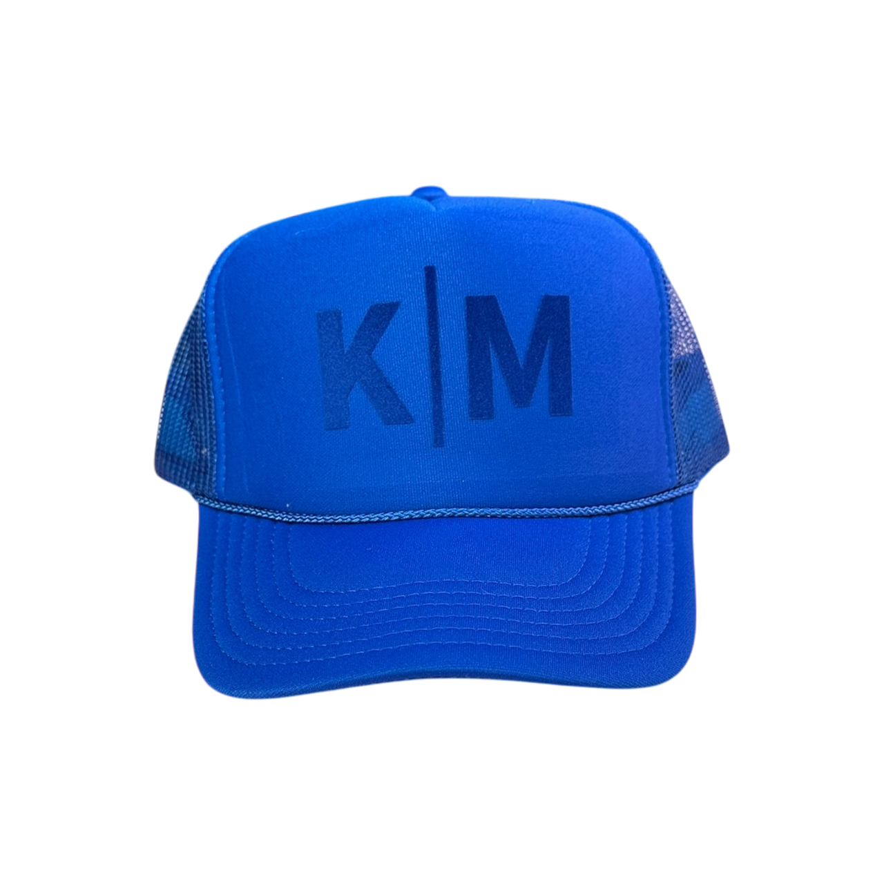 Tonal Monogram - Blue Trucker