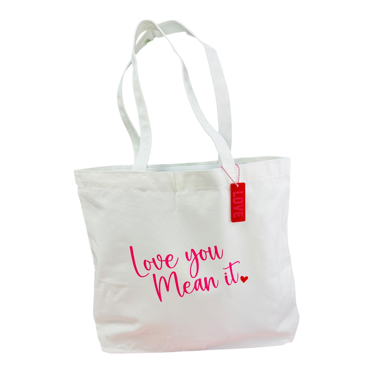 Love you Mean It - Canvas Tote