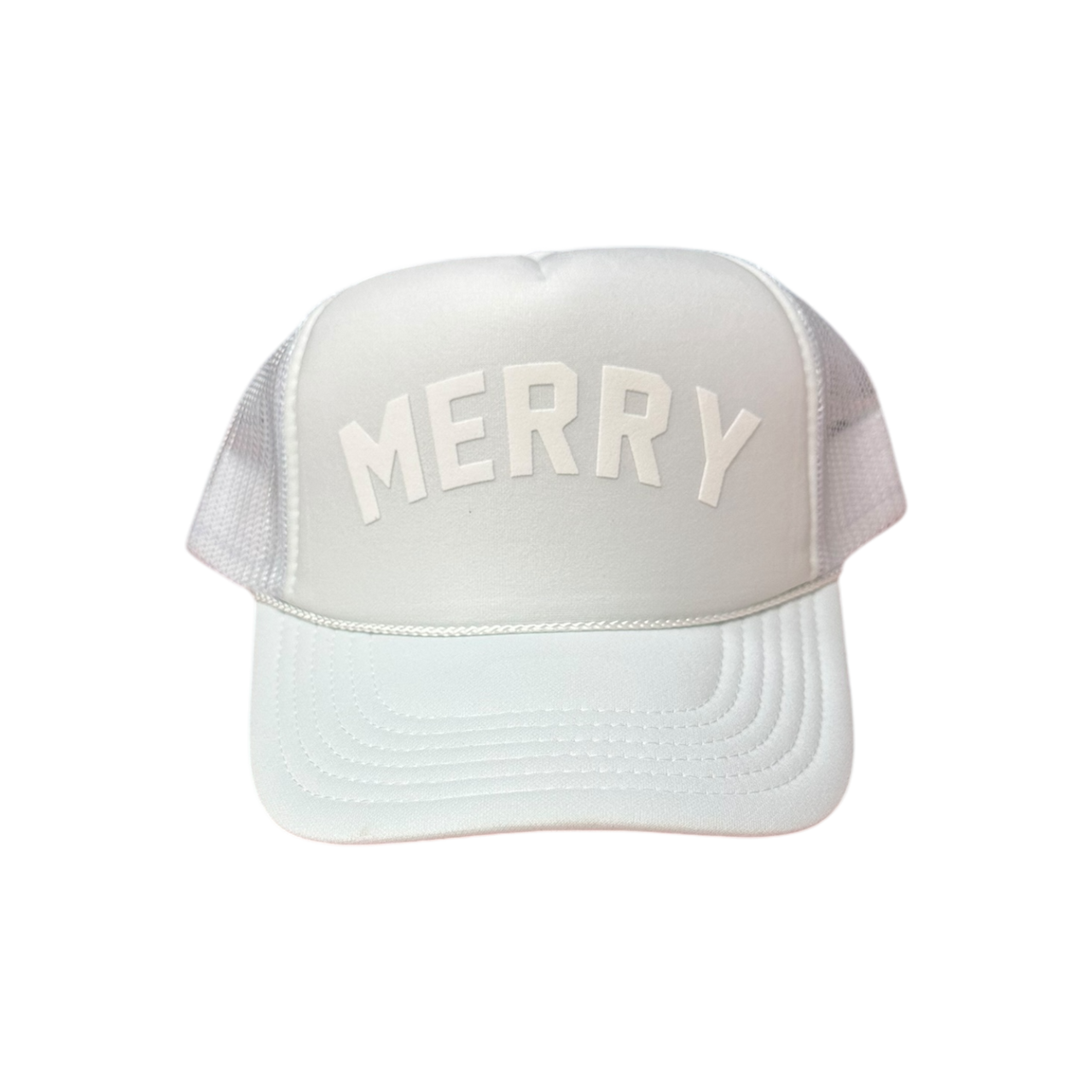 MERRY (Tone on Tone) - White Trucker