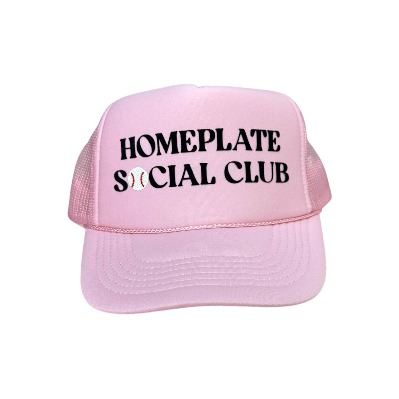 HOMEPLATE SOCIAL CLUB - Light Pink Trucker