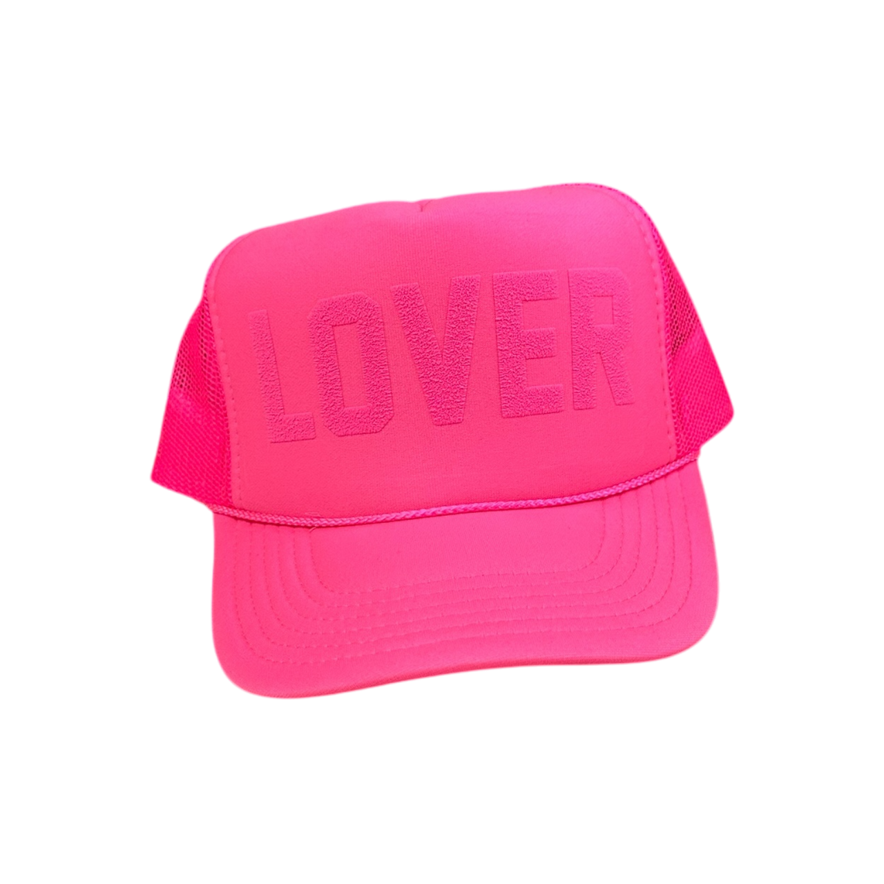 Tonal LOVER - Neon Pink Trucker