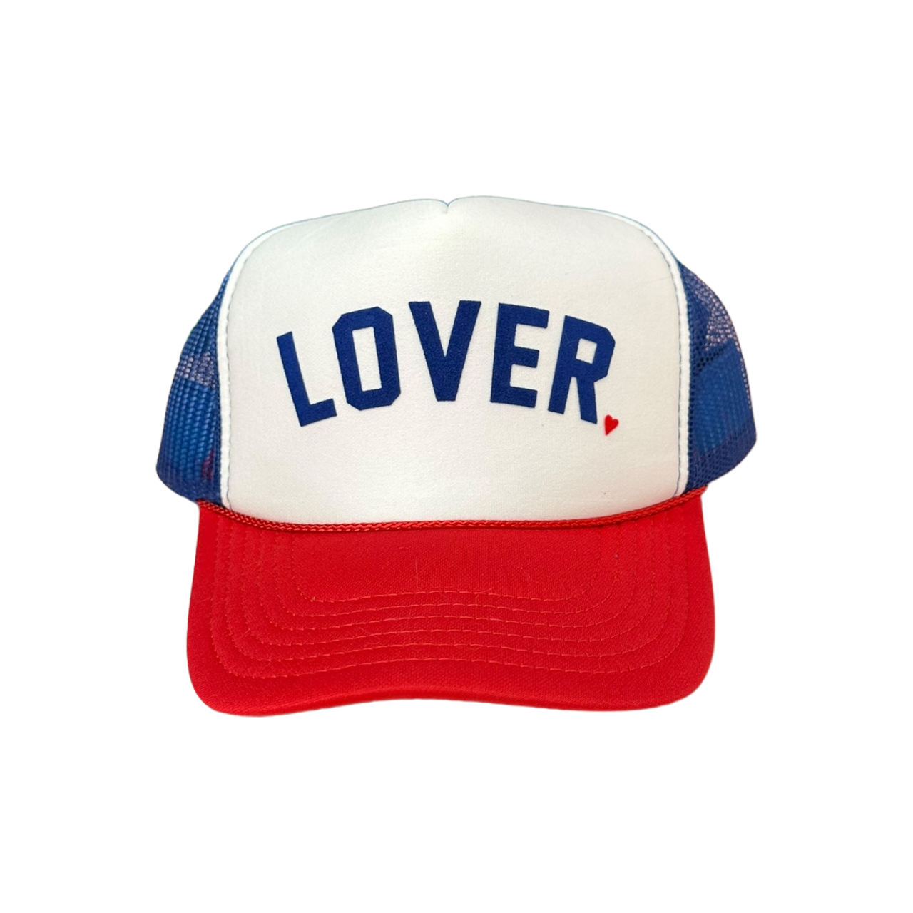 LOVER - Red, White, Blue Trucker