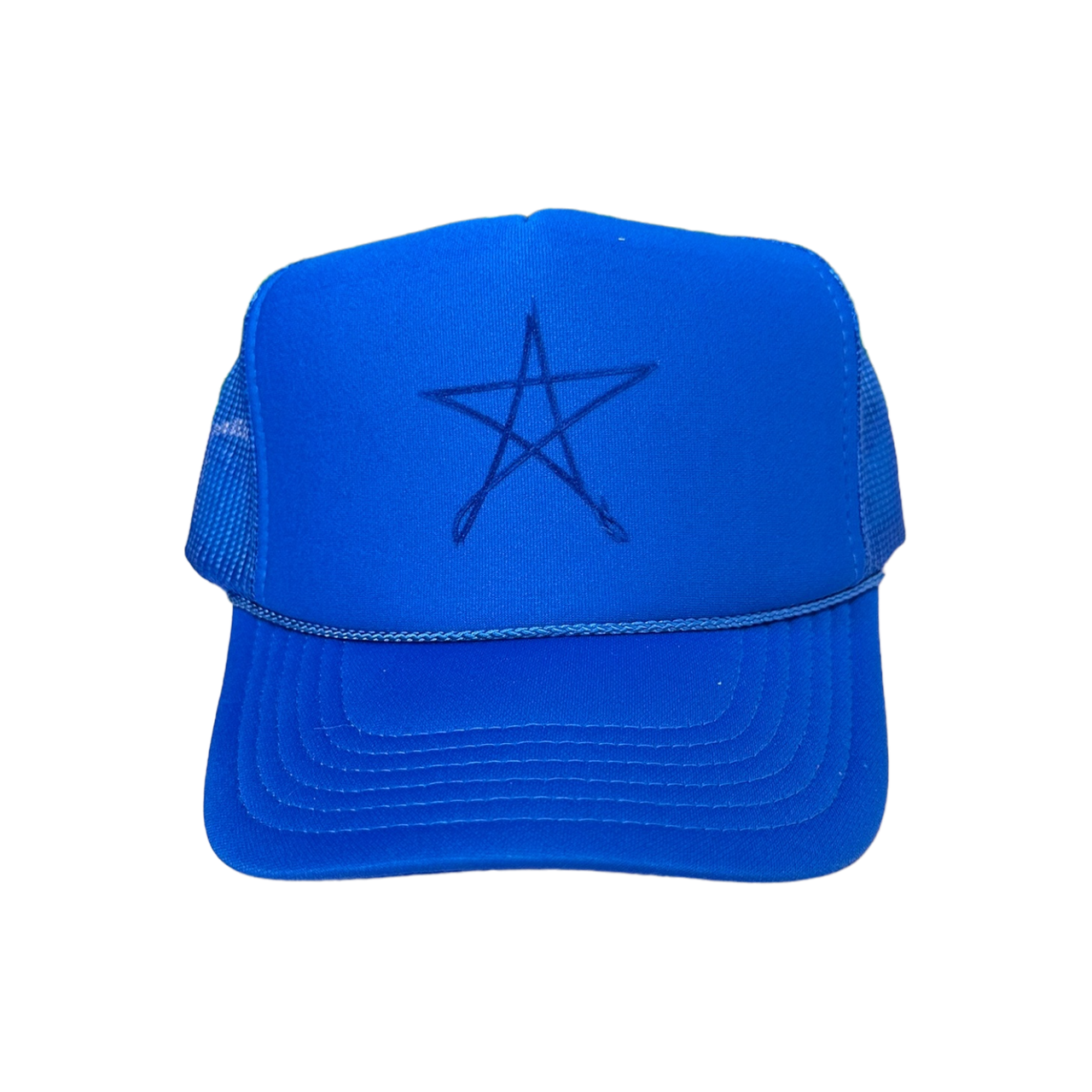 TOT Trucker - Star - (Blue on Blue)
