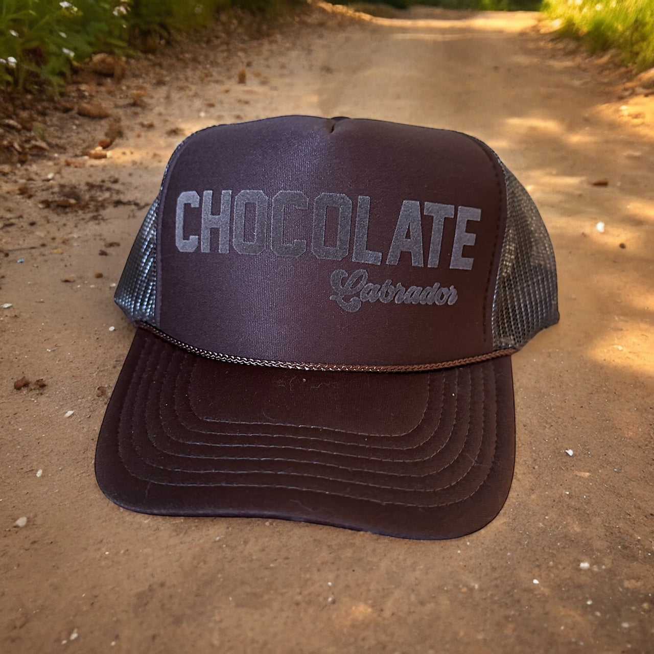 CHOCOLATE Labrador (Tone on Tone) Brown Trucker