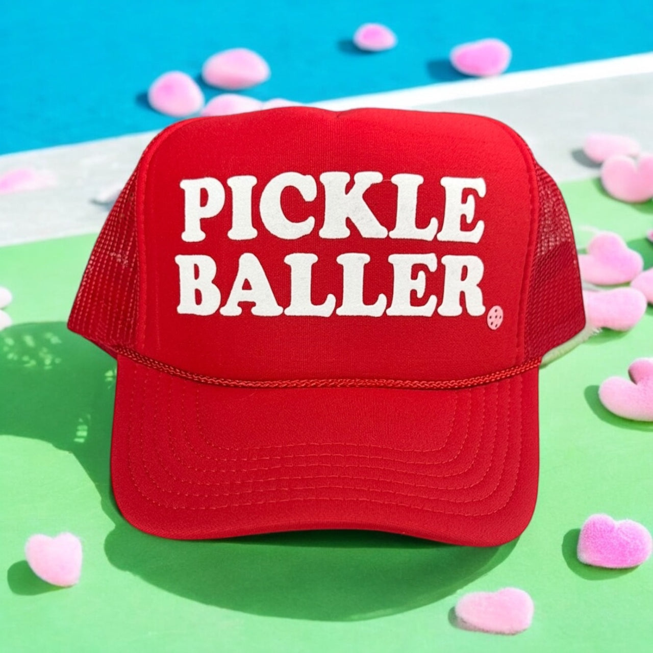 Pickleballer - Red Trucker