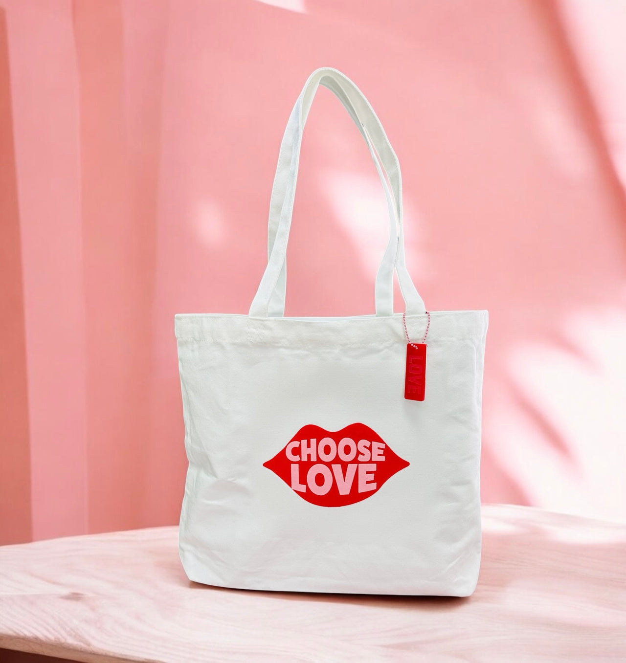 Choose Love Canvas Tote