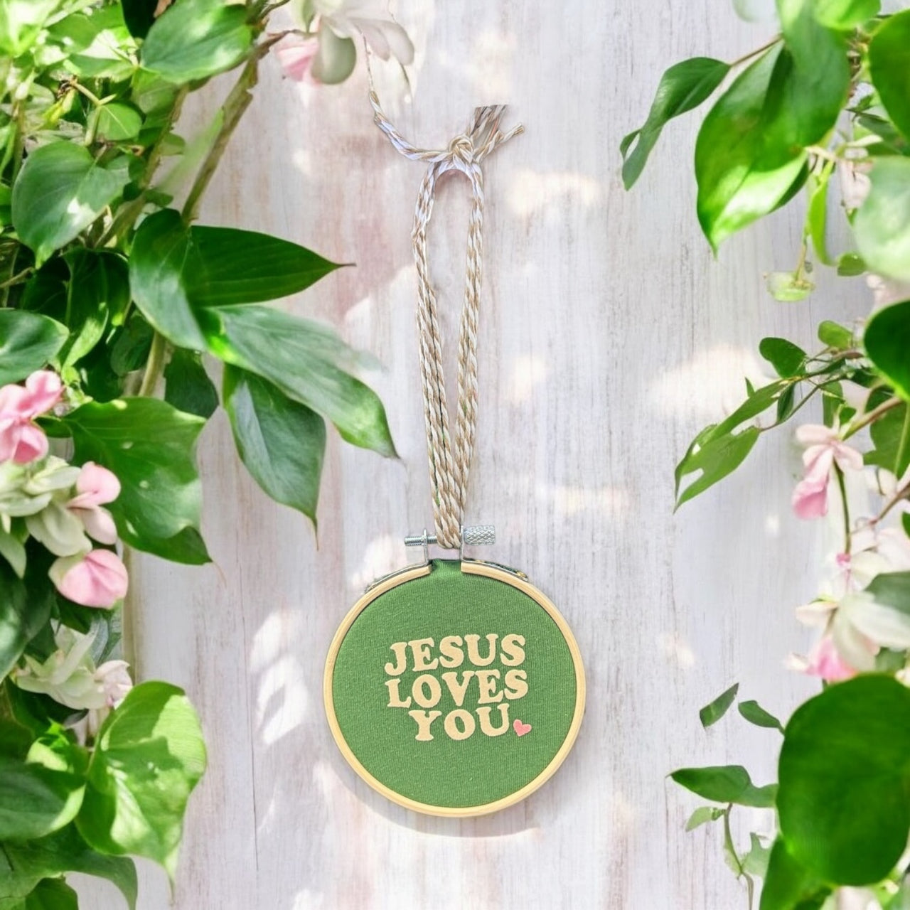 Jesus Loves You (Green) - Happy Hoop