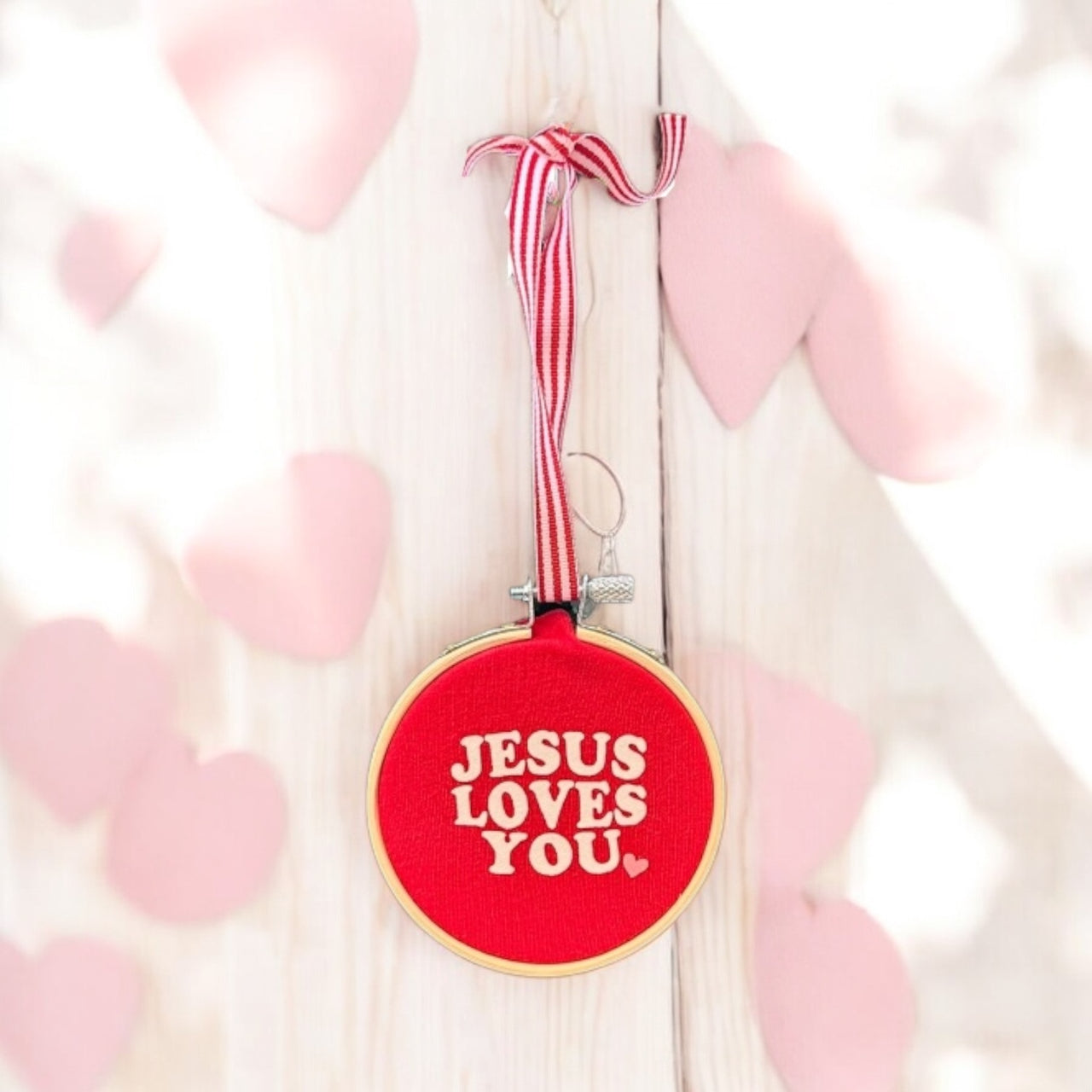 Jesus Loves You (Red) - Happy Hoop