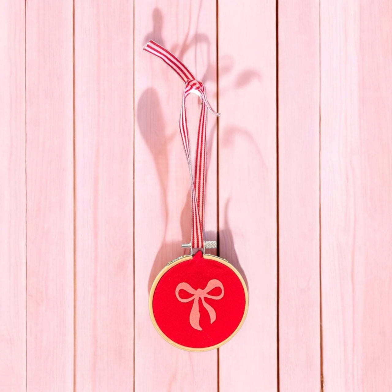 Pink Bow (Red) - Happy Hoop